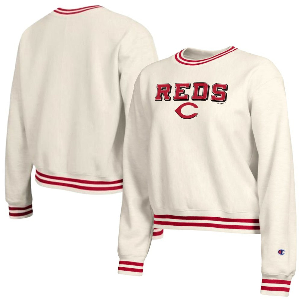 Cincinnati Reds Champion Women's Reverse Weave Sweatshirt - MLB