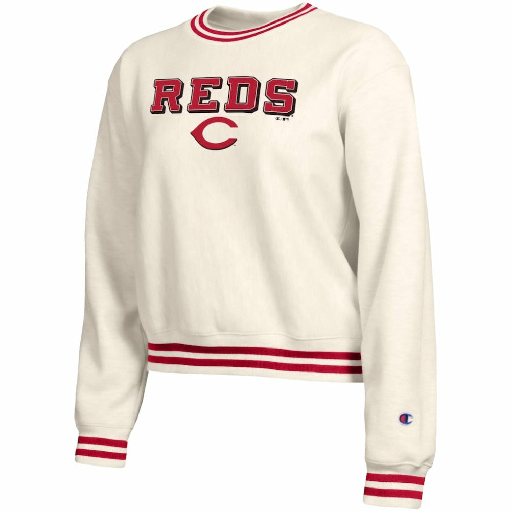 Cincinnati Reds Champion Women's Reverse Weave Sweatshirt - MLB