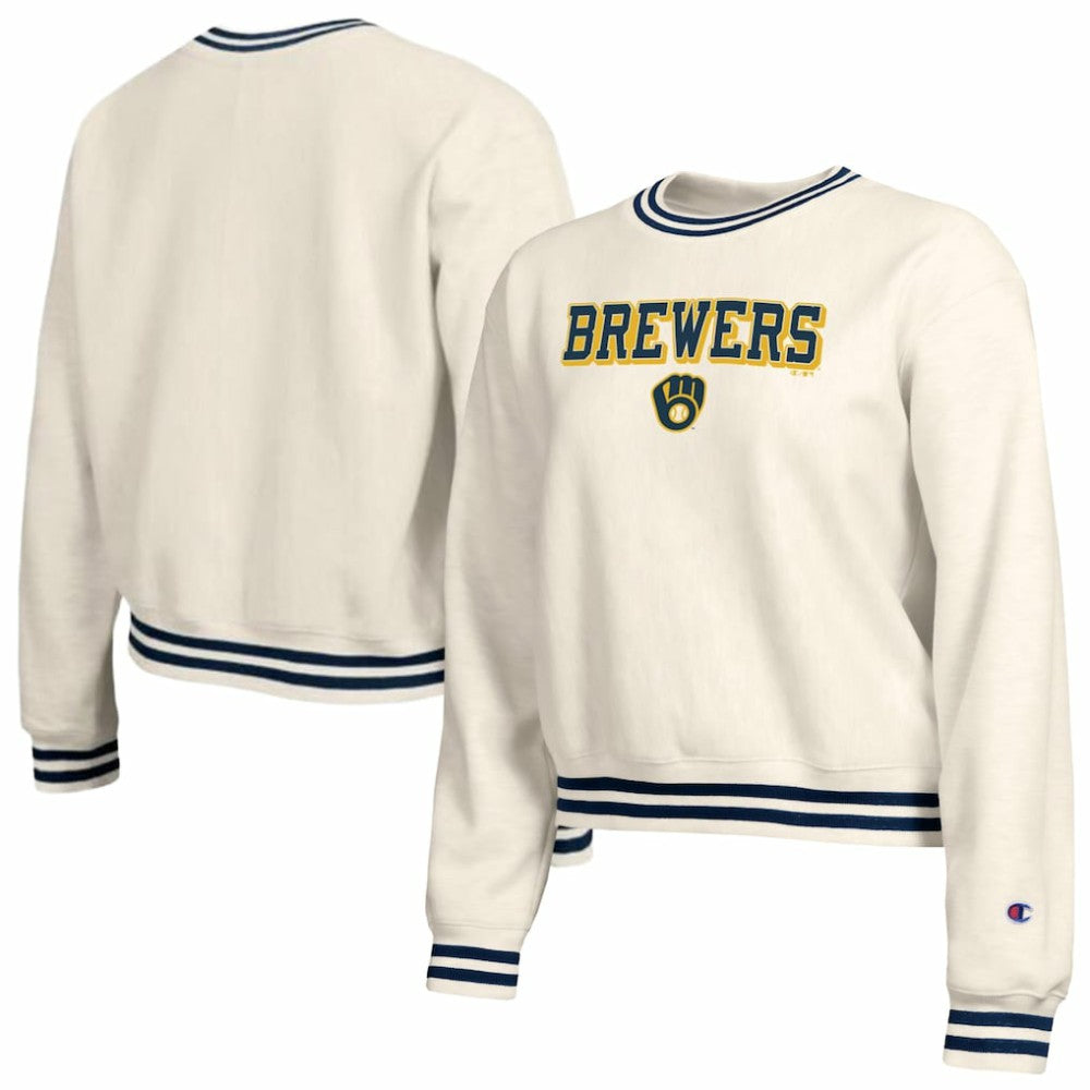 Milwaukee Brewers Champion Women's Reverse Weave Sweatshirt - MLB