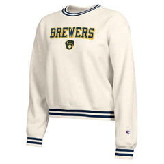 Milwaukee Brewers Champion Women's Reverse Weave Sweatshirt - MLB