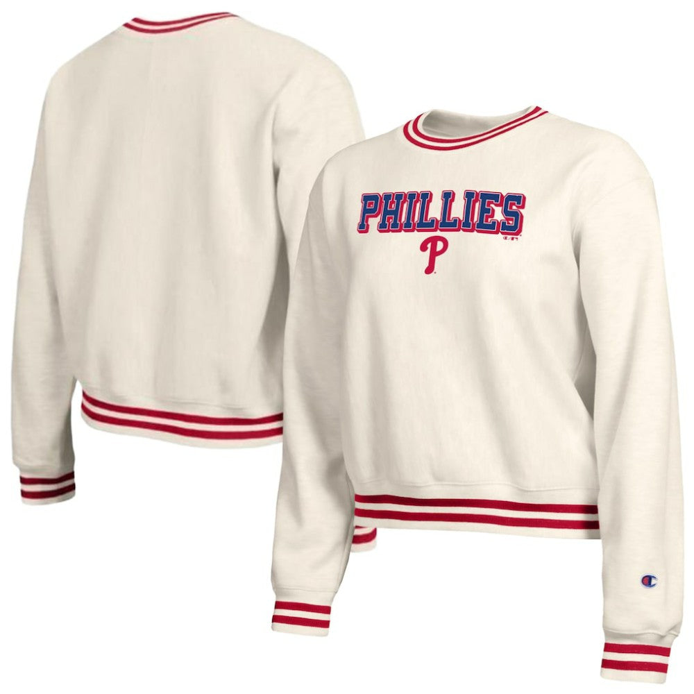 Philadelphia Phillies Champion Women's Reverse Weave Sweatshirt - MLB
