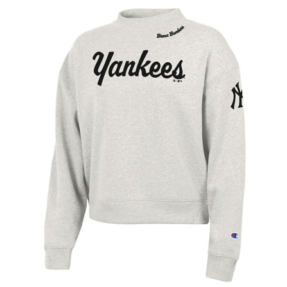 New York Yankees Champion Women's Triumph Tri-Blend Sweatshirt - MLB