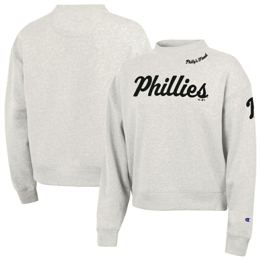 Philadelphia Phillies Champion Women's Triumph Tri-Blend Sweatshirt - MLB
