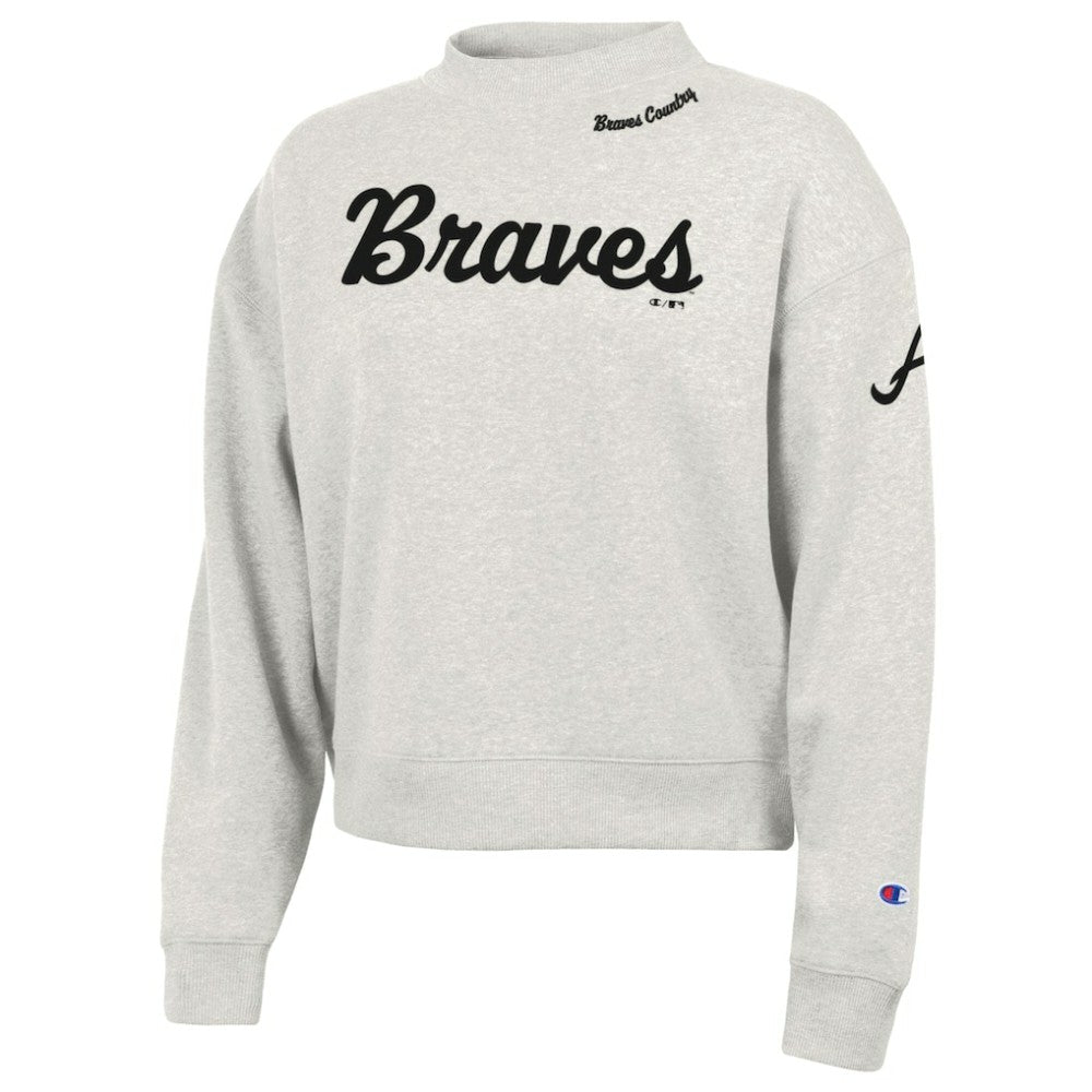 Atlanta Braves Champion Women's Triumph Tri-Blend Sweatshirt - MLB