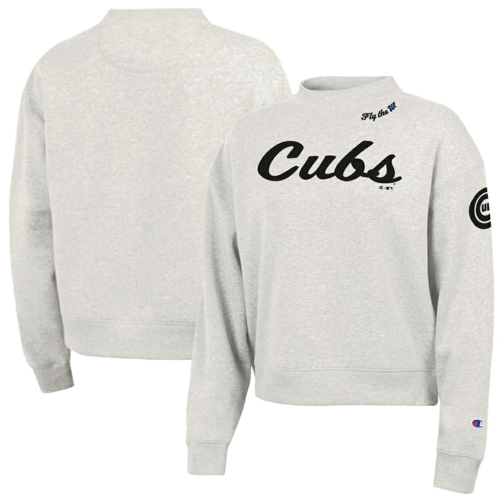 Chicago Cubs Champion Women's Triumph Tri-Blend Sweatshirt - MLB