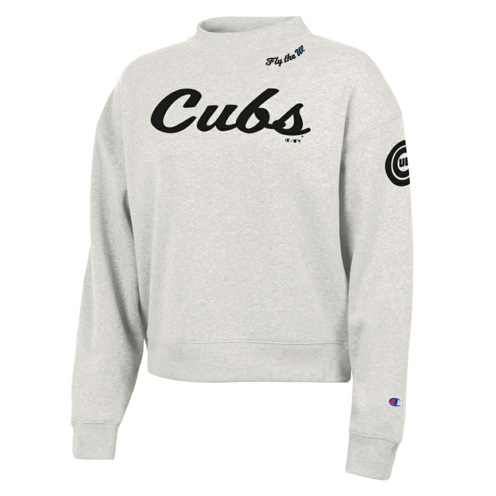 Chicago Cubs Champion Women's Triumph Tri-Blend Sweatshirt - MLB