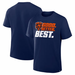 Chicago Bears Good. Better. Best. T-Shirt Navy | NFL