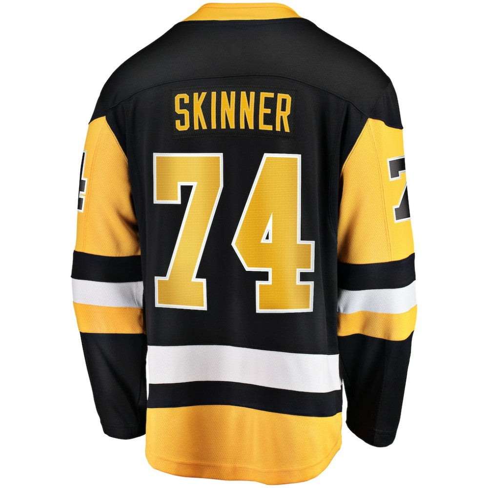 Stuart Skinner Pittsburgh Penguins Fanatics Home Breakaway Jersey - Black - NHL