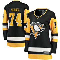 Stuart Skinner Pittsburgh Penguins Indiana Women's Home Breakaway Jersey - Black - NHL