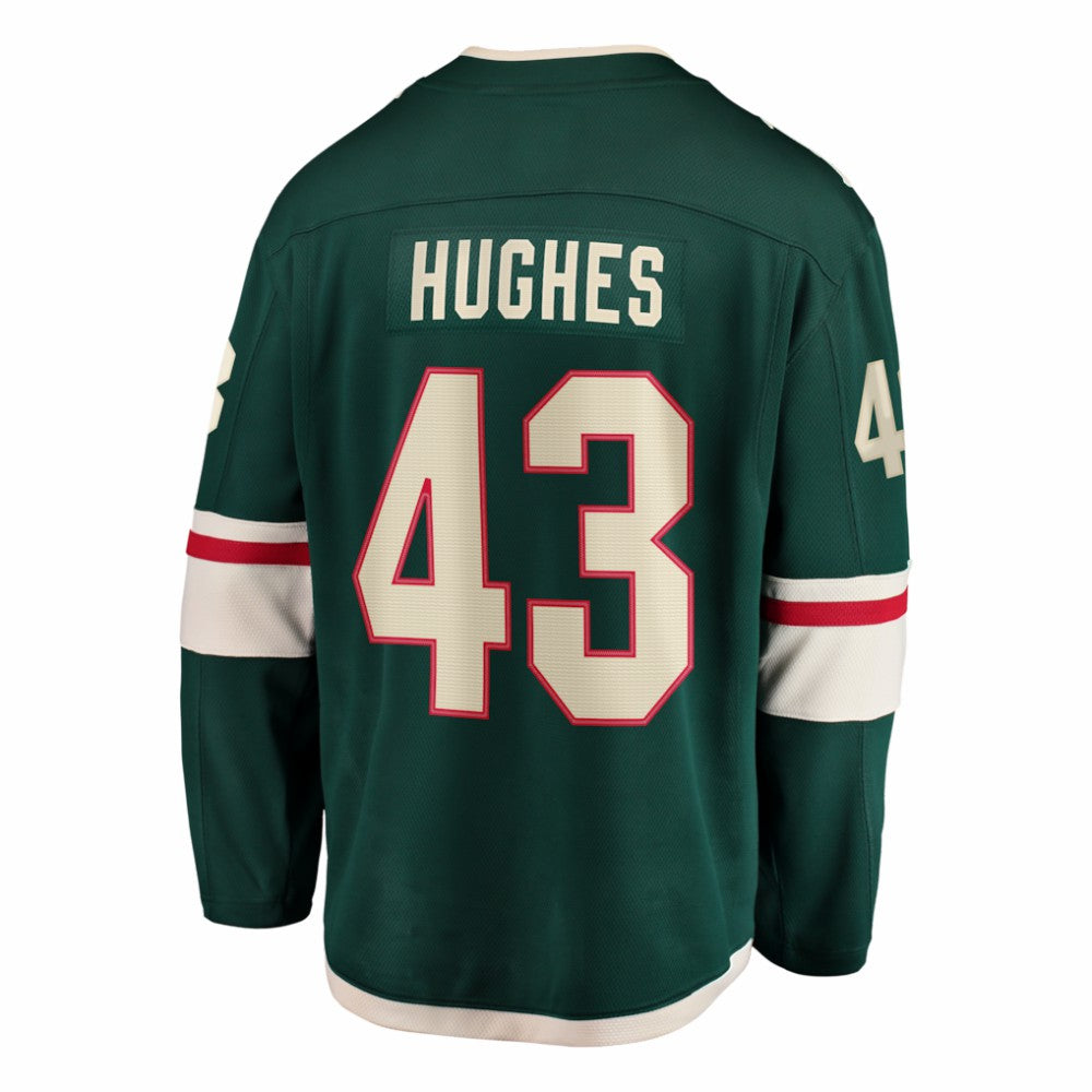 Quinn Hughes Minnesota Wild Fanatics Home Breakaway Jersey - Green - NHL