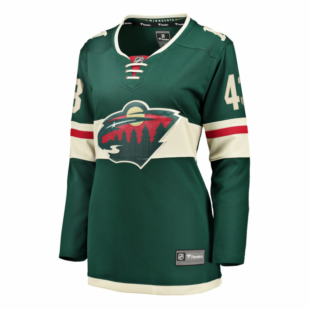 Quinn Hughes Minnesota Wild Fanatics Women's Home Breakaway Jersey - Green - NHL