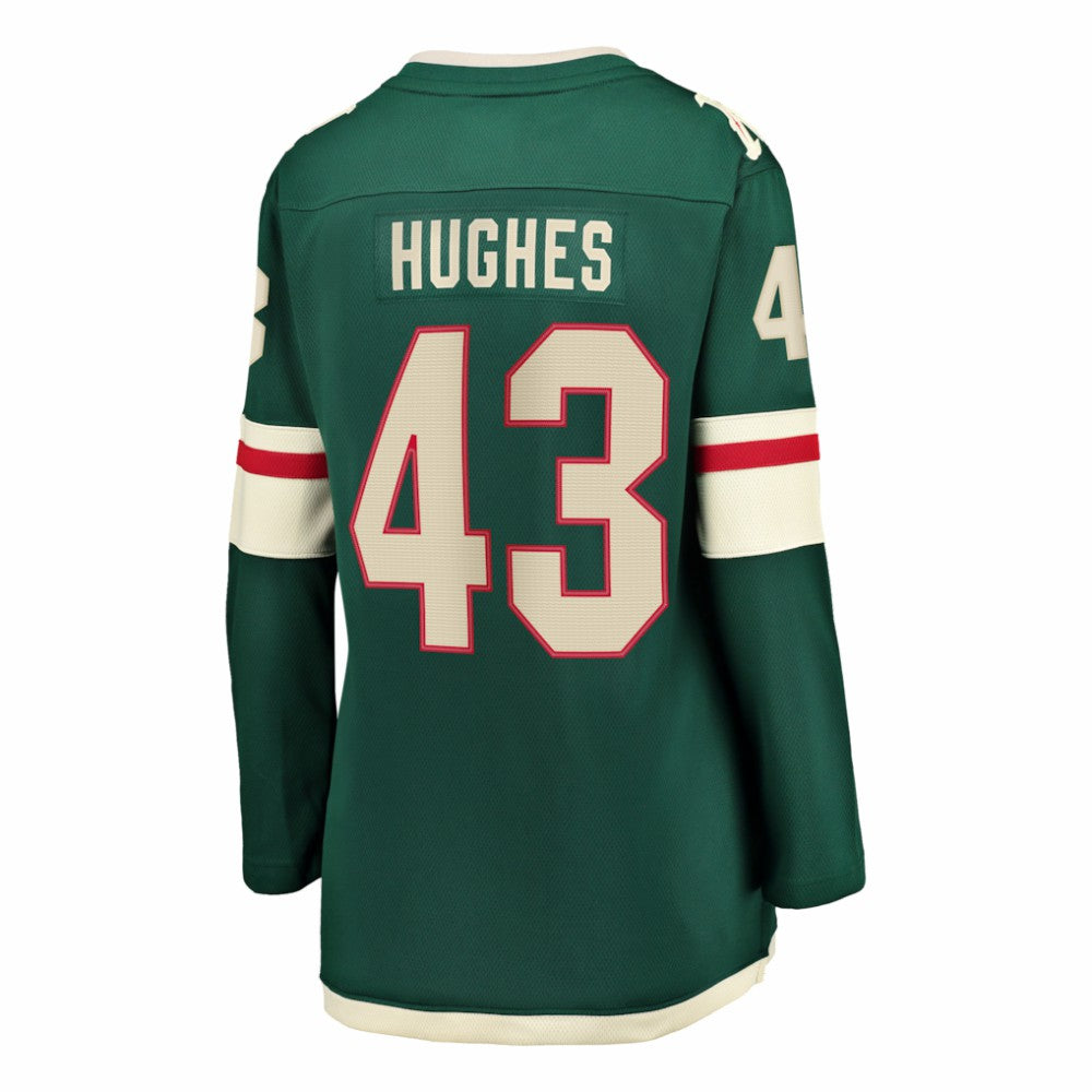 Quinn Hughes Minnesota Wild Fanatics Women's Home Breakaway Jersey - Green - NHL