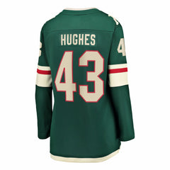 Quinn Hughes Minnesota Wild Fanatics Women's Home Breakaway Jersey - Green - NHL