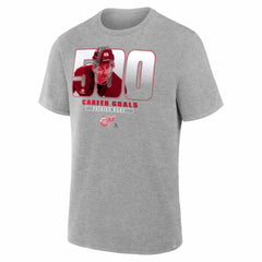 Patrick Kane Detroit Red Wings 500 Career Goals Milestone T-Shirt - Gray - NHL