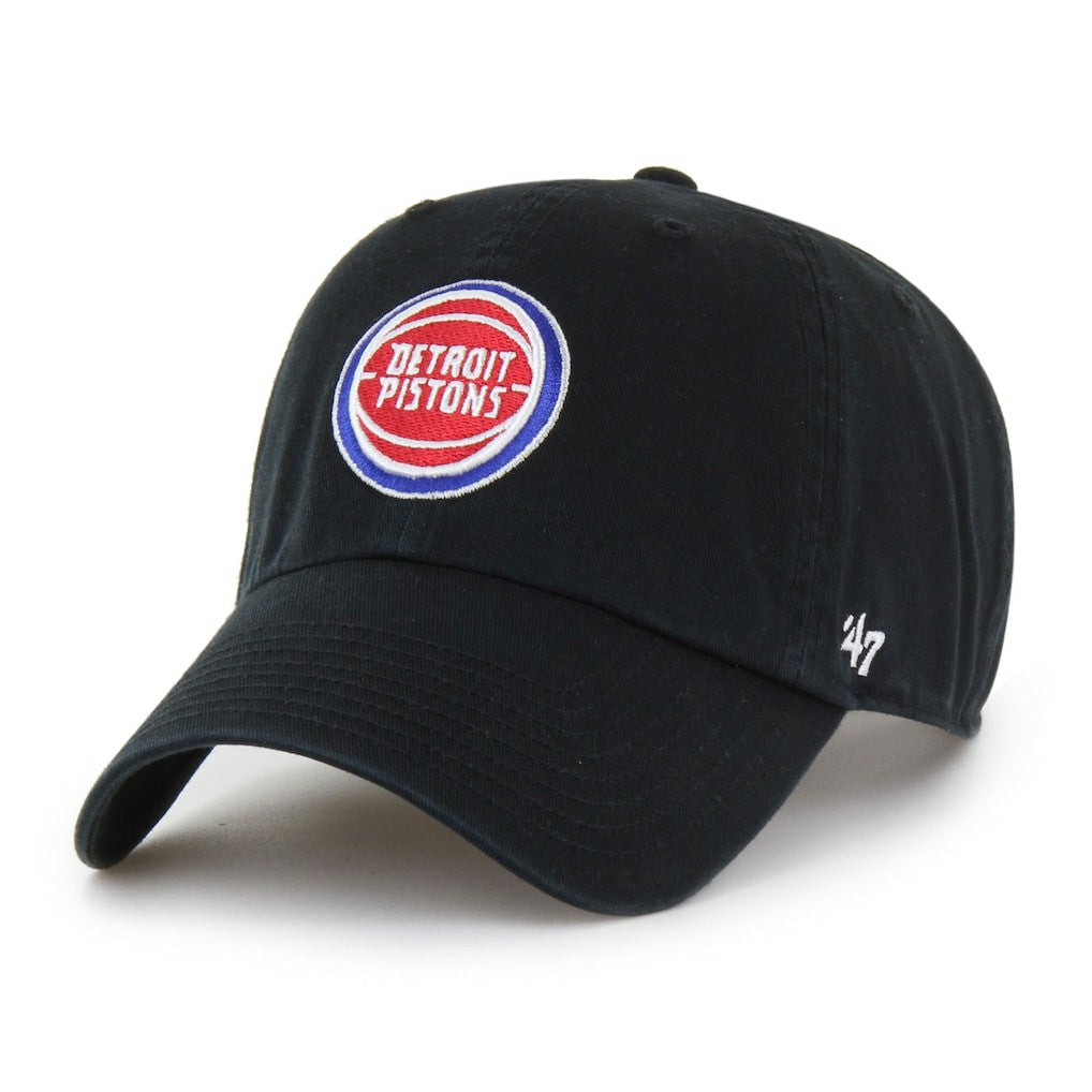 Detroit Pistons '47 Clean Up Adjustable Hat Black - NBA