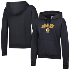 Boston Bruins Champion Women's Powerblend Fleece Hoodie - Black - NHL