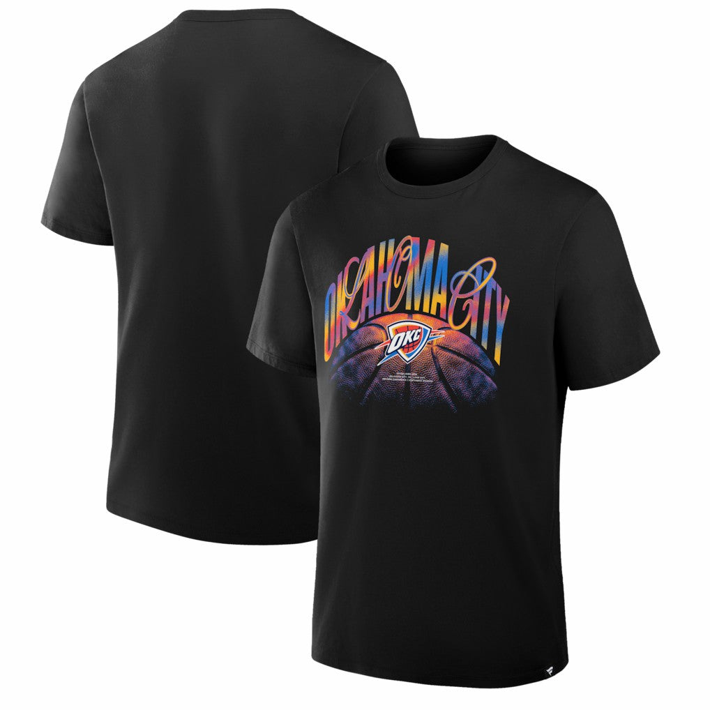 Oklahoma City Thunder Chase Chrome T-Shirt Black - NBA