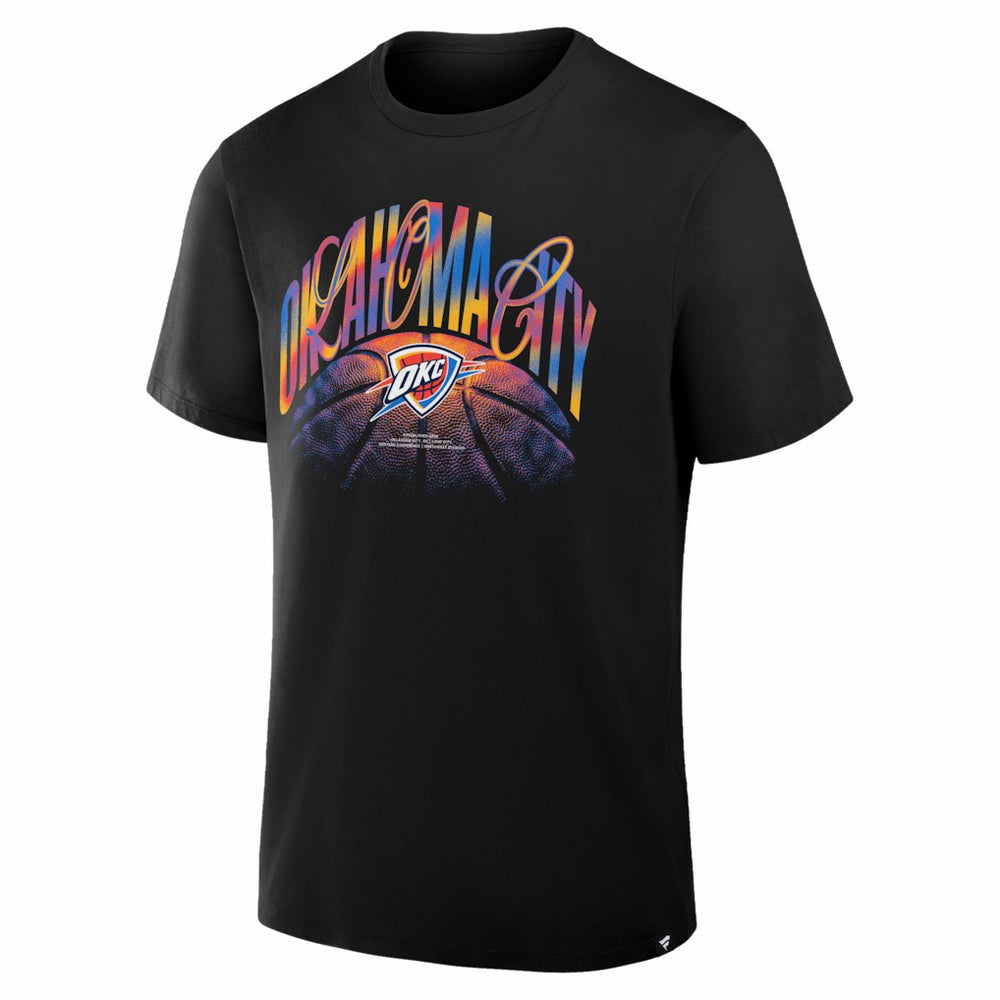Oklahoma City Thunder Chase Chrome T-Shirt Black - NBA