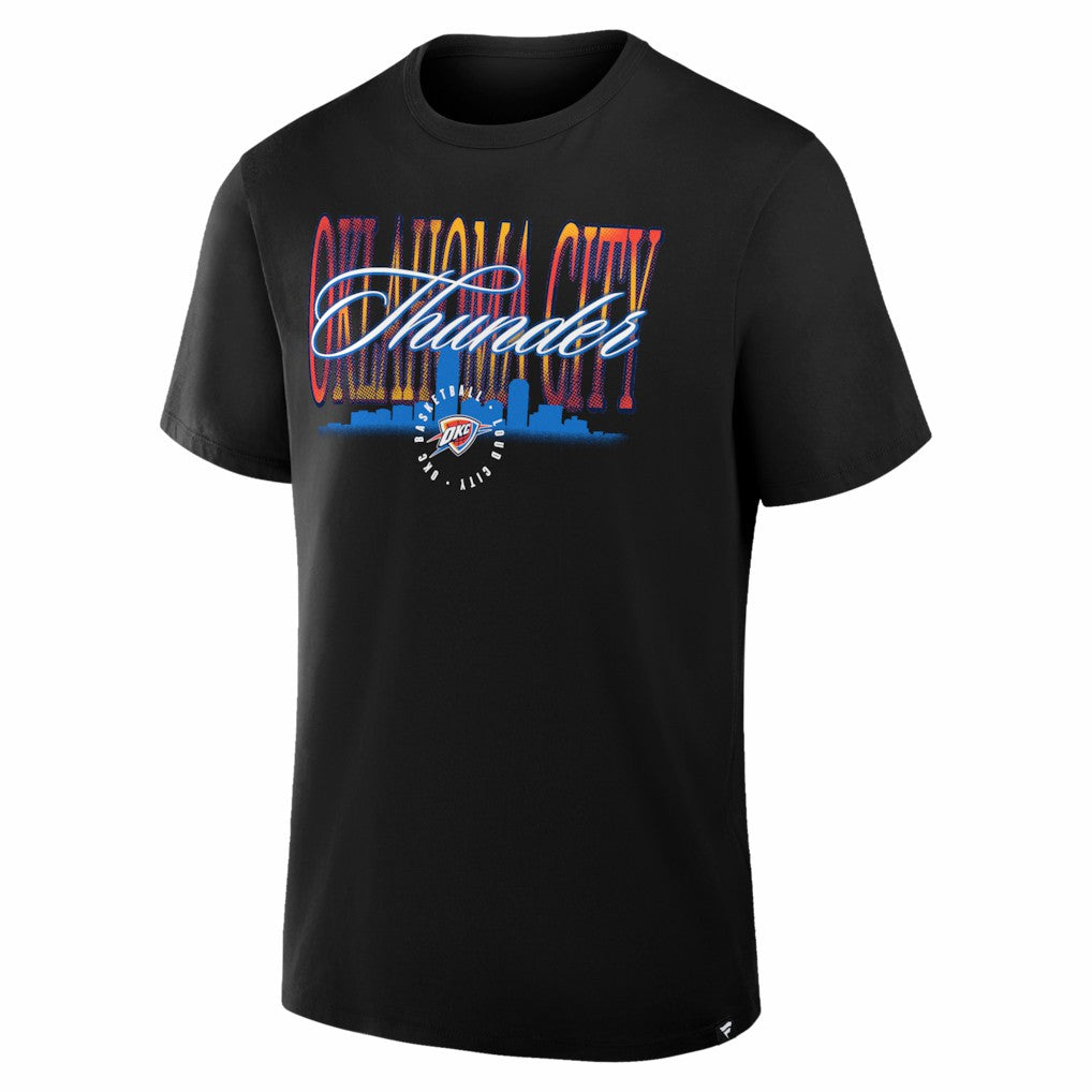 Oklahoma City Thunder Chase Chrome T-Shirt Black - NBA