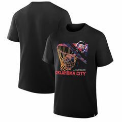 Oklahoma City Thunder Chase Chrome T-Shirt Black - NBA