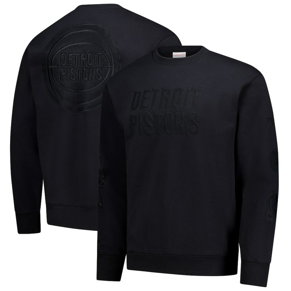 Detroit Pistons Phantom Fleece Sweatshirt Black - NBA