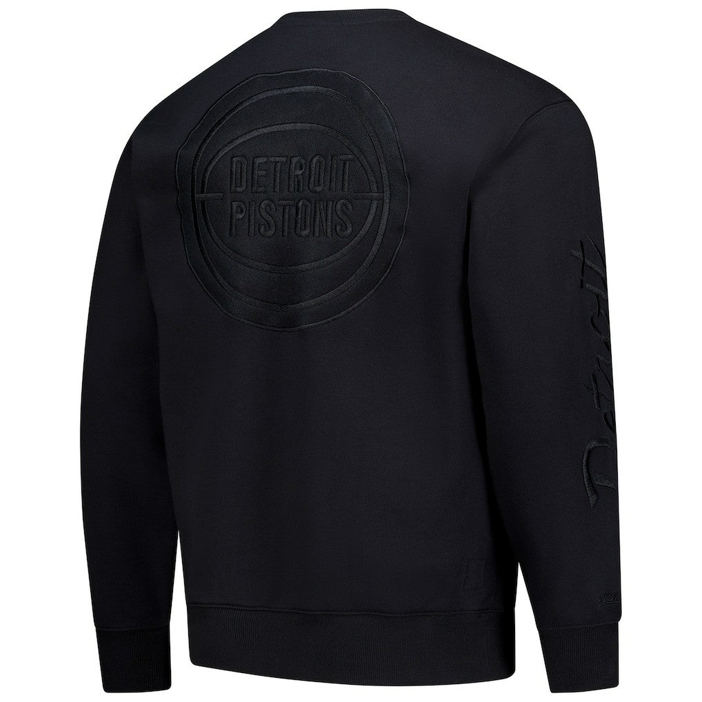 Detroit Pistons Phantom Fleece Sweatshirt Black - NBA