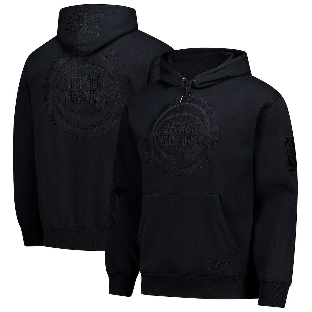 Detroit Pistons Phantom Fleece Hoodie Black - NBA