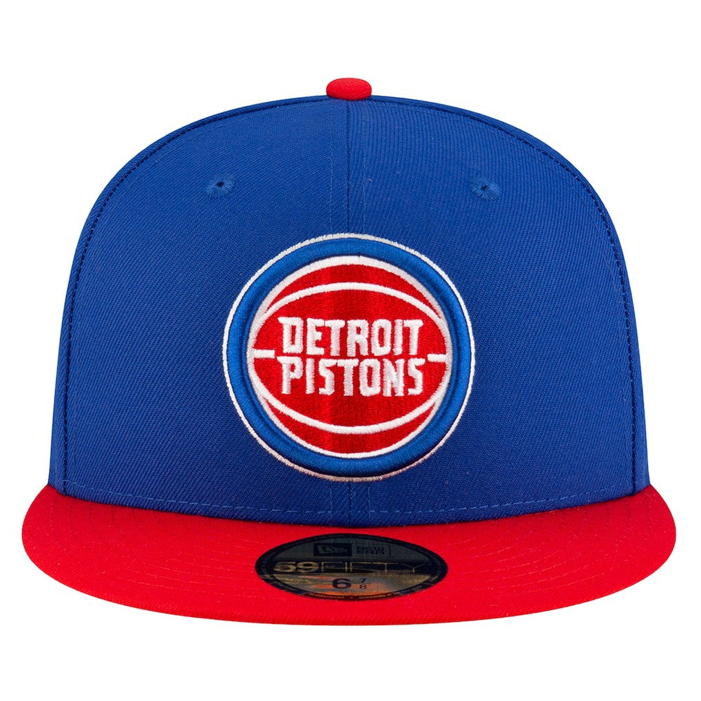 Detroit Pistons Two-Tone 59FIFTY Fitted Hat Blue - NBA