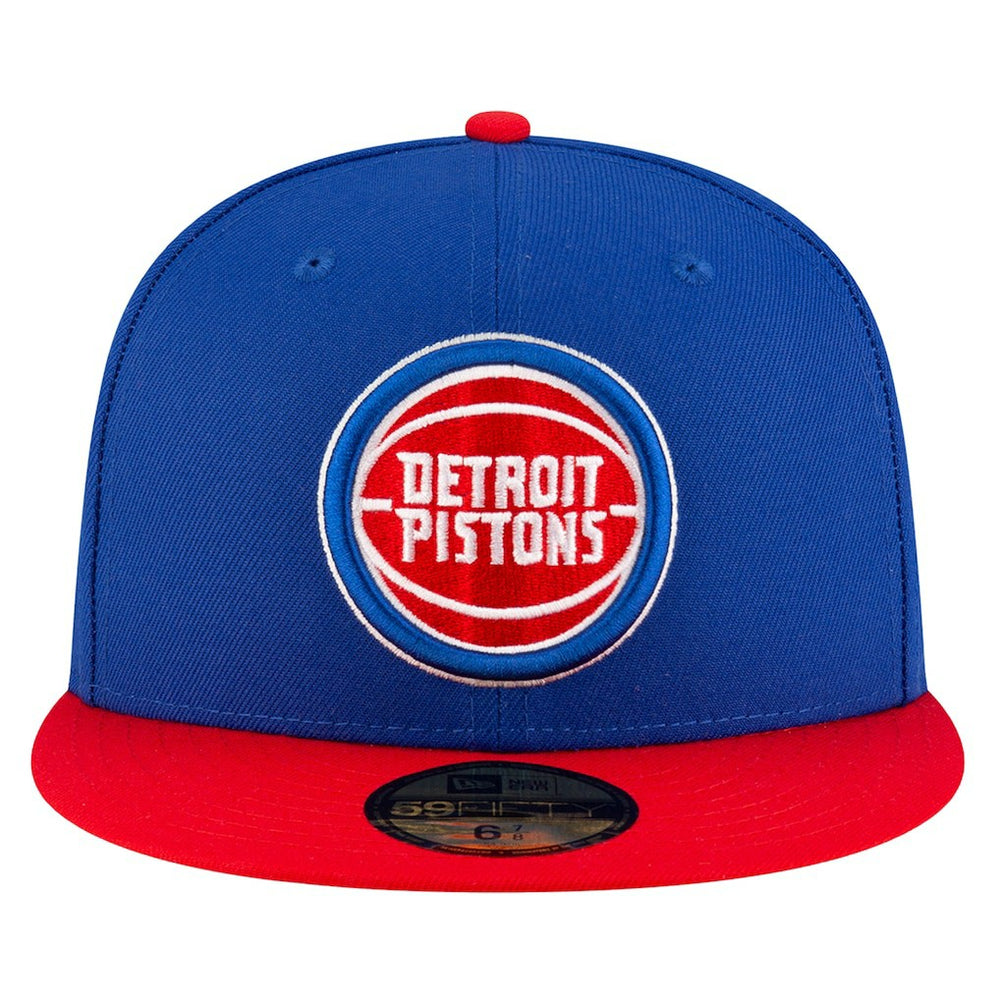 Detroit Pistons Two-Tone 59FIFTY Fitted Hat Blue - NBA