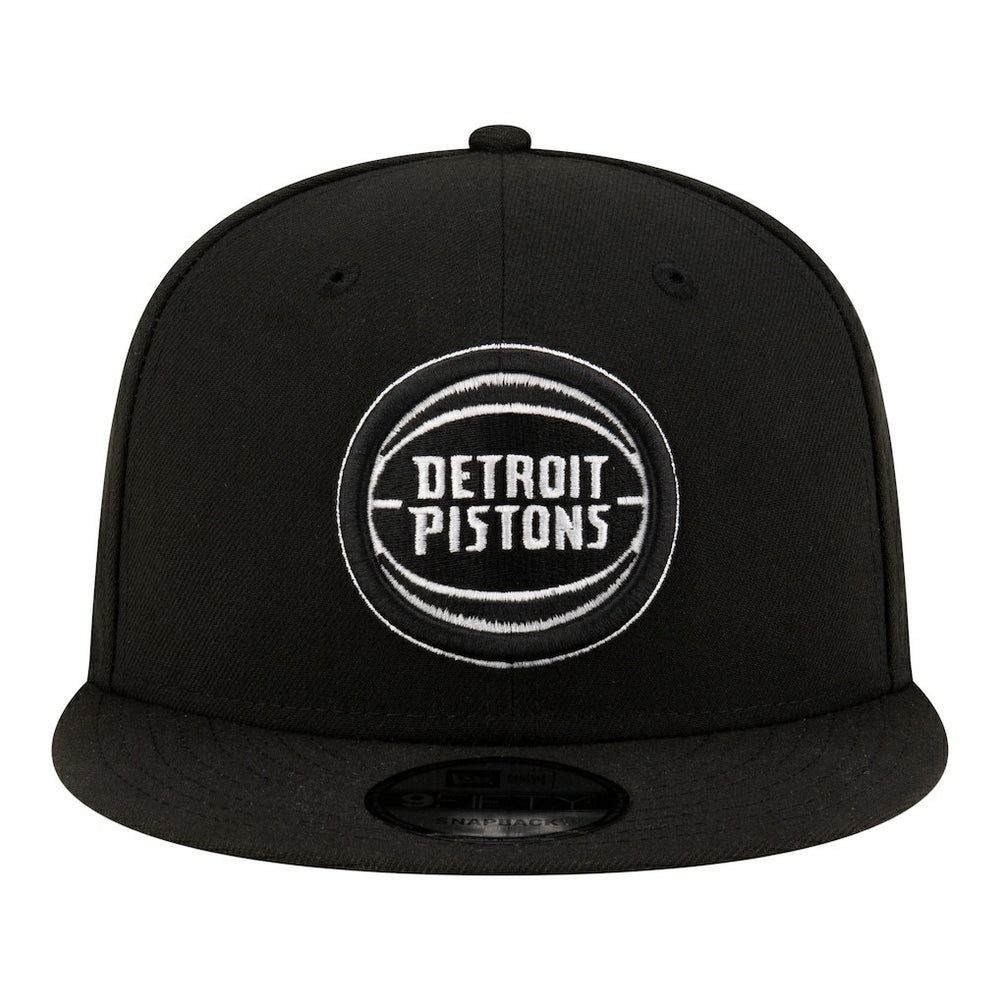 Detroit Pistons Team 9FIFTY Snapback Hat Black/White - NBA