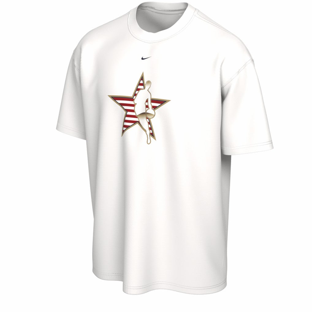 2026 NBA All-Star Game Stripe USA T-Shirt White - NBA