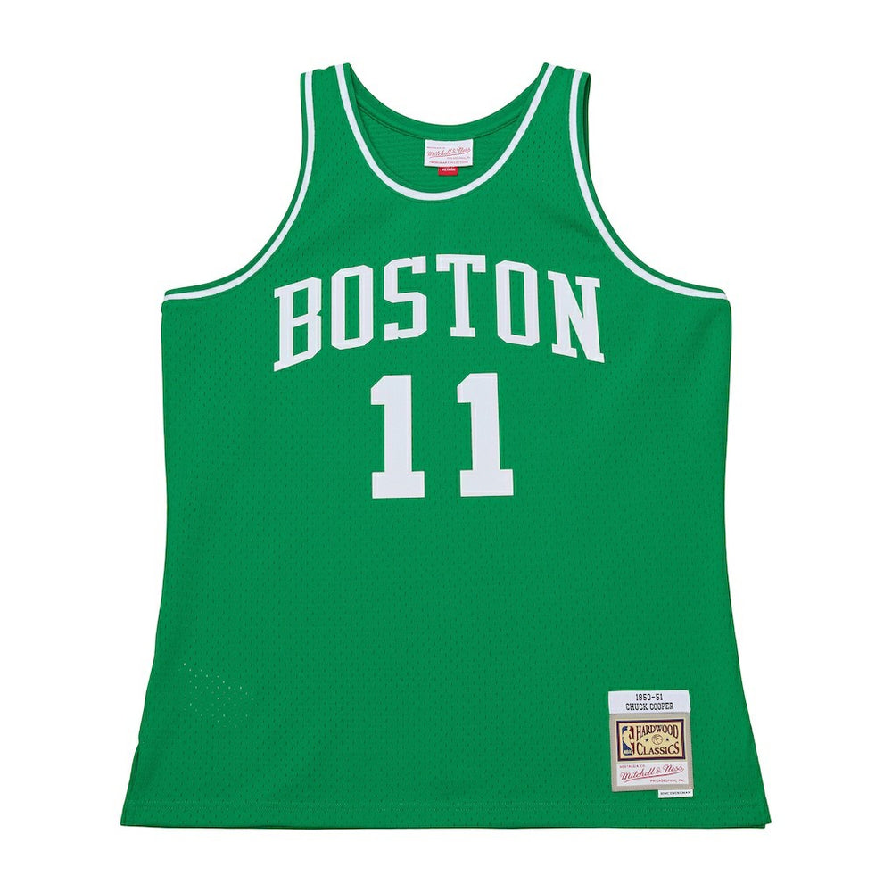 Chuck Cooper Boston Celtics 1950-51 Pioneers Swingman Jersey Kelly Green - NBA