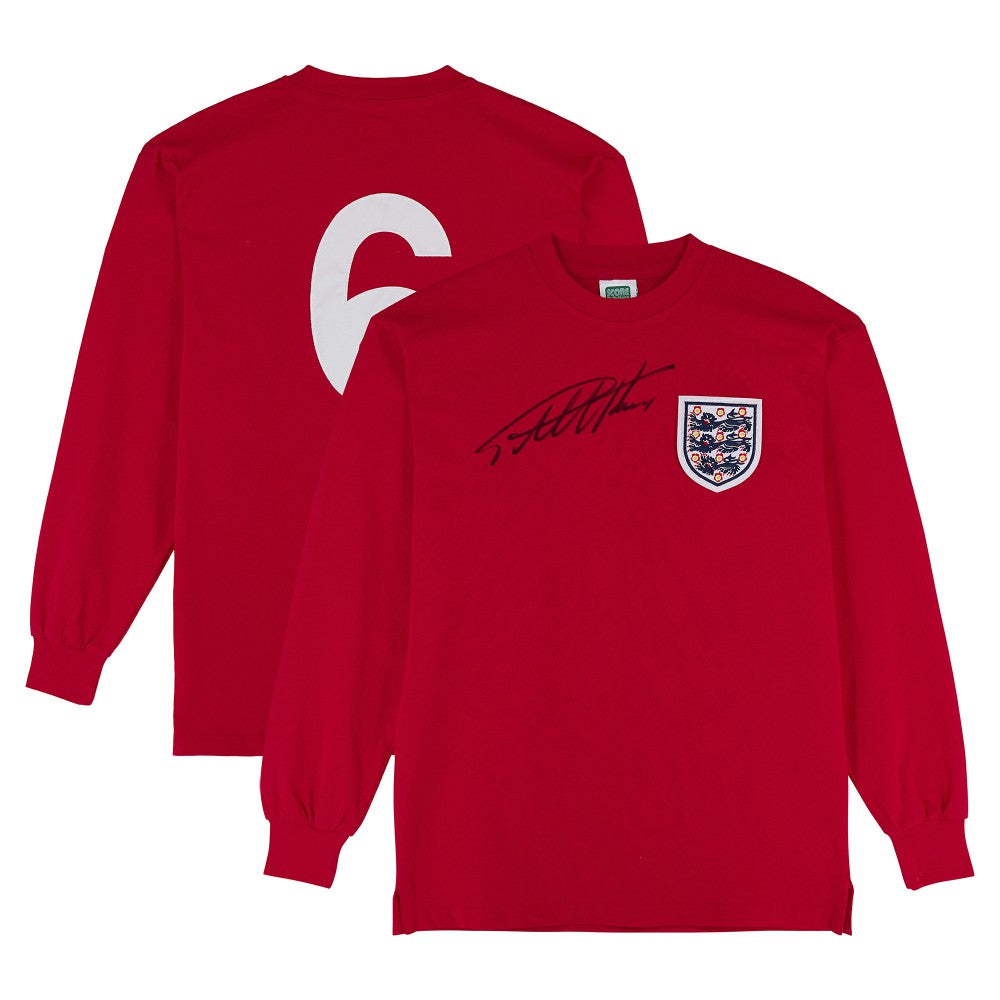 Sir Geoff Hurst England National Team Autographed 1966 Score Draw Jersey Icons - FIFA World CUP