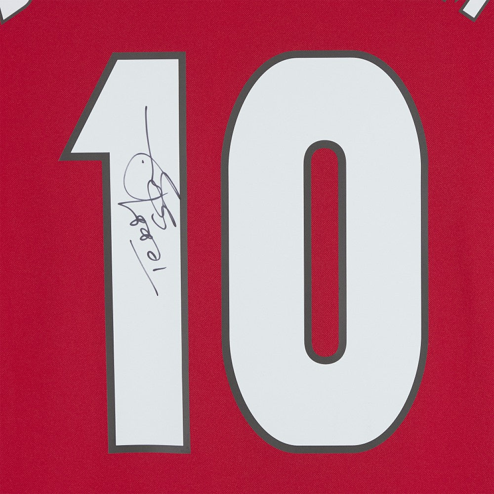 Teddy Sheringham Manchester United Autographed 1999 Red UEFA Champions League Home Jersey Icons | Adidas discount