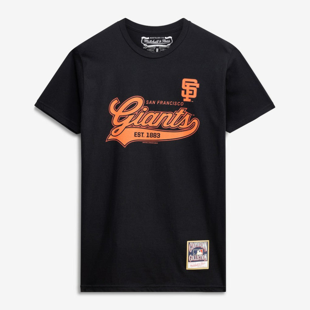 San Francisco Giants Mitchell & Ness Script Sweep Arch T-Shirt - MLB
