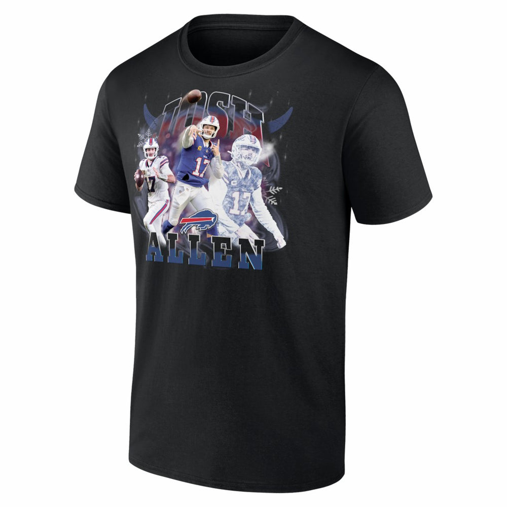 Josh Allen Buffalo Bills Notorious T-Shirt Black | NFL