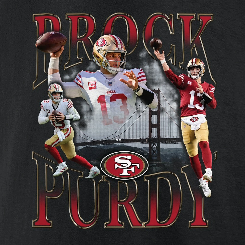 Brock Purdy San Francisco 49ers Notorious T-Shirt Black | NFL