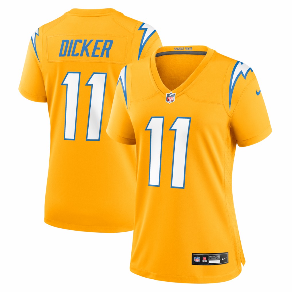 Cameron Dicker Los Angeles Chargers Women's Alternate Game Jersey Gold | Nike for Sale