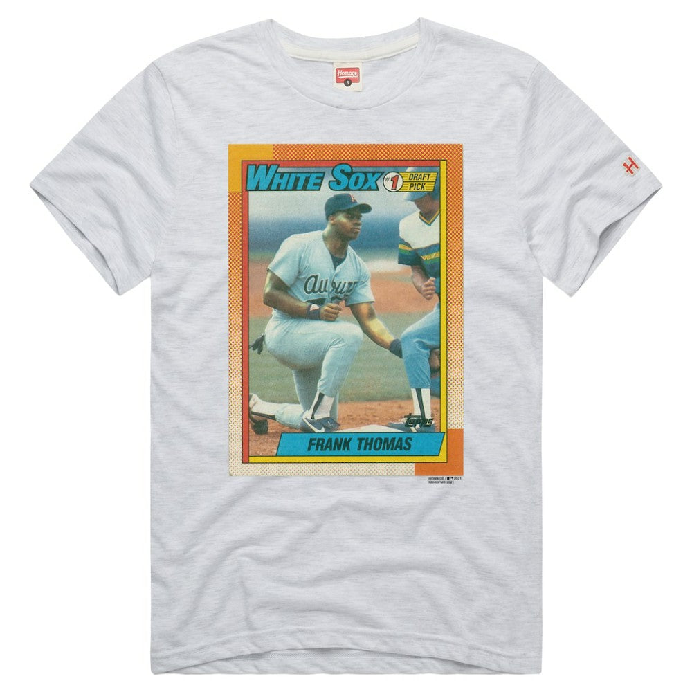 Frank Thomas Chicago White Sox Homage Unisex 1990 Topps Baseball Rookie Tri-Blend T-Shirt - MLB