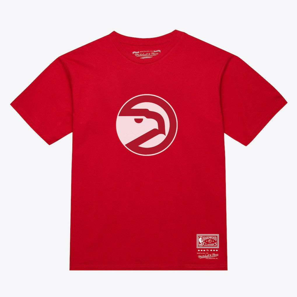 Atlanta Hawks Unisex Hardwood Classics Arch T-Shirt Red - NBA