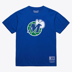 Dallas Mavericks Unisex Hardwood Classics Arch T-Shirt Royal - NBA