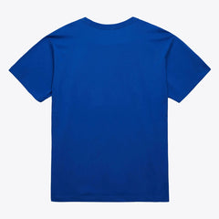 New York Knicks Unisex Hardwood Classics Arch T-Shirt Royal - NBA