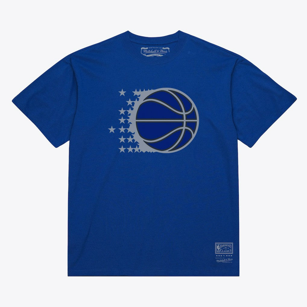 Orlando Magic Unisex Hardwood Classics Arch T-Shirt Royal - NBA