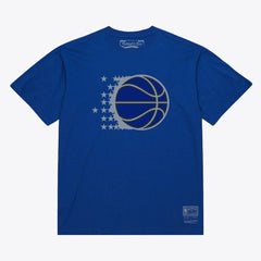 Orlando Magic Unisex Hardwood Classics Arch T-Shirt Royal - NBA