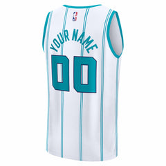 Charlotte Hornets Fastbreak Custom Jersey Association Edition White - NBA