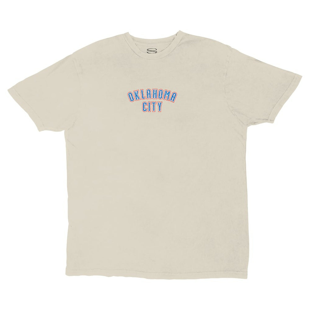 Oklahoma City Thunder Stadium Essentials Unisex Get Back Vintage T-Shirt White - NBA