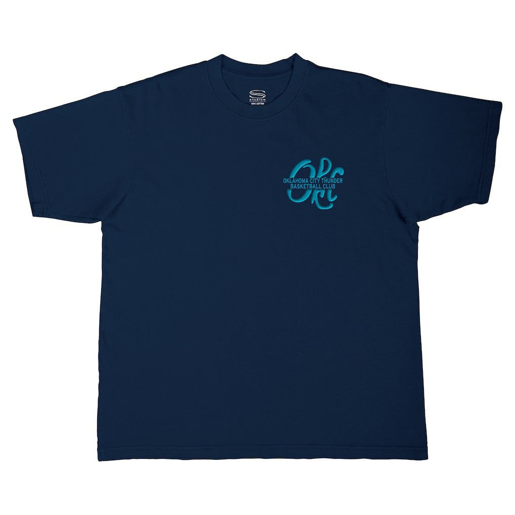 Oklahoma City Thunder Stadium Essentials Unisex Local Barfly Urban T-Shirt Navy - NBA