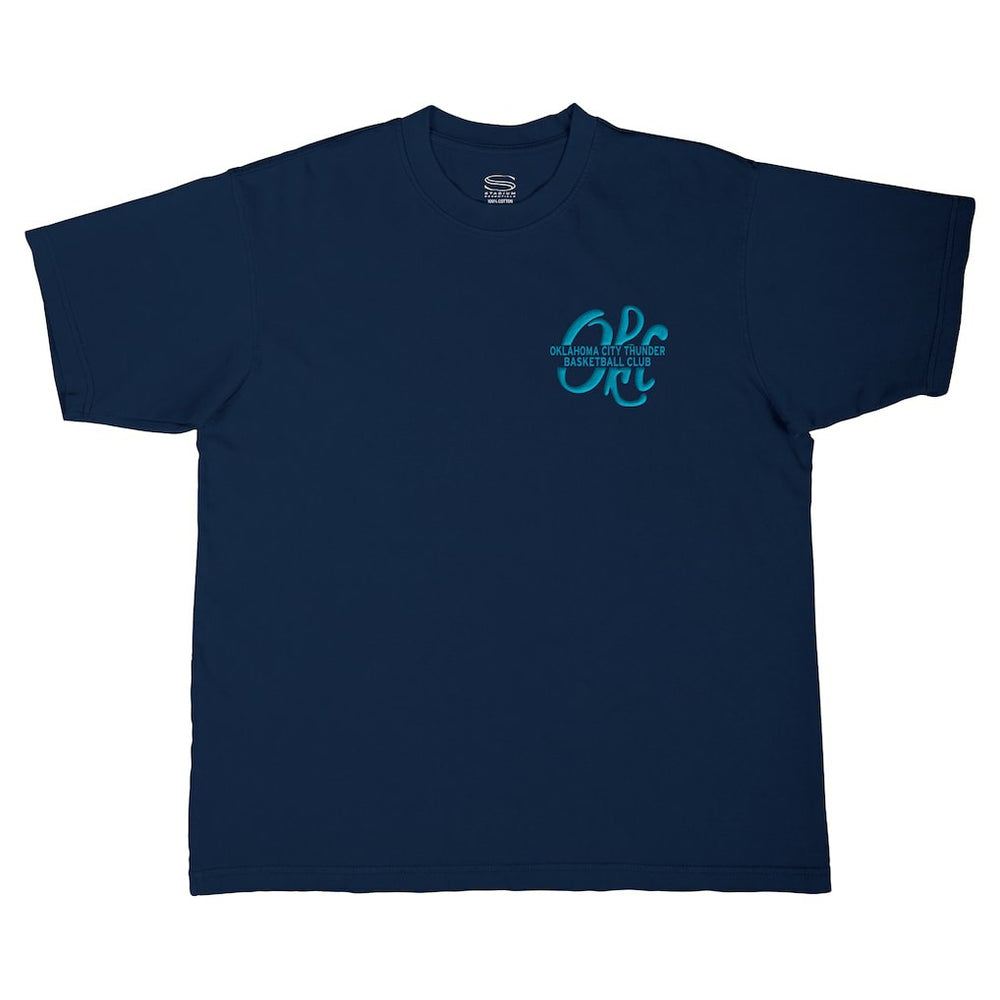 Oklahoma City Thunder Stadium Essentials Unisex Local Barfly Urban T-Shirt Navy - NBA