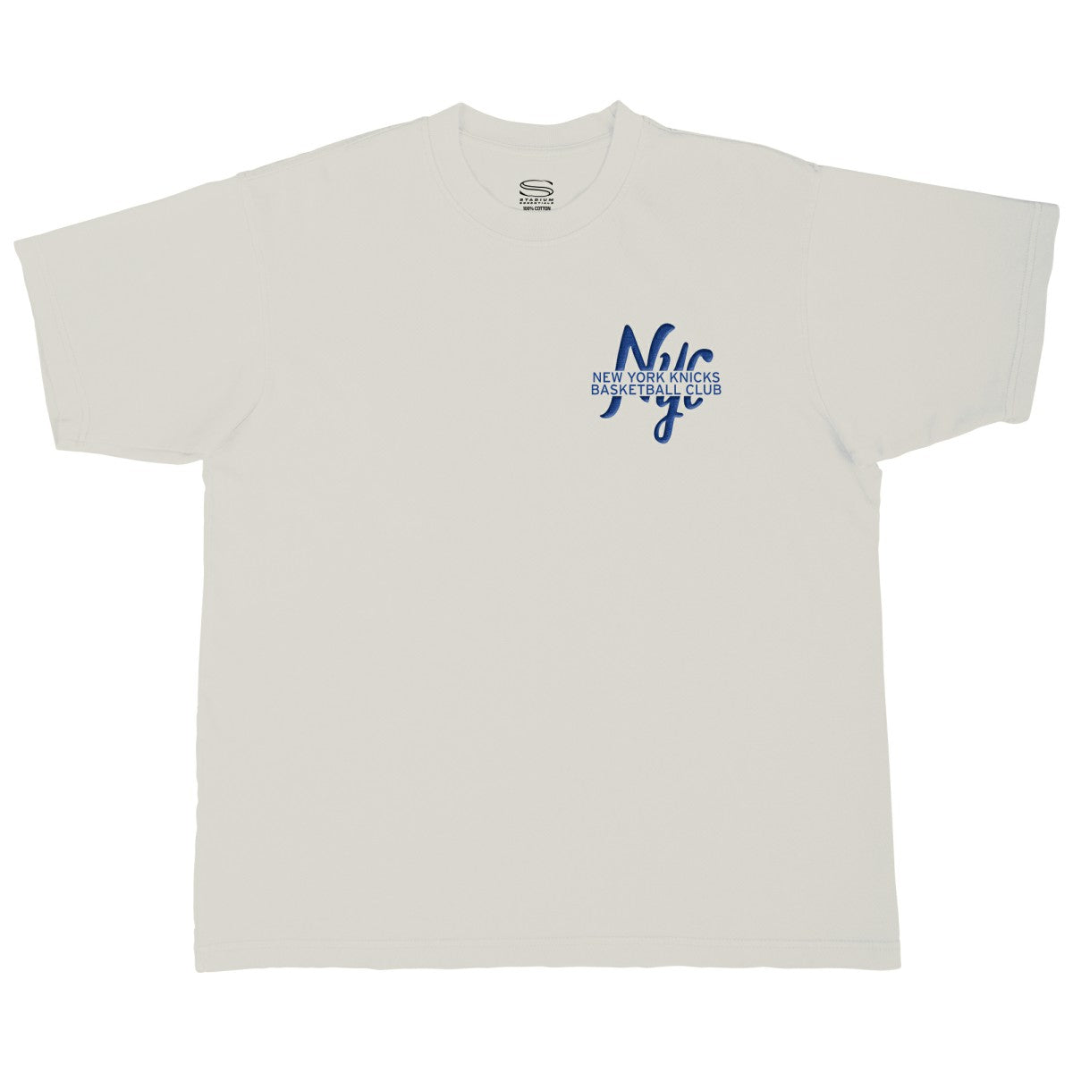 New York Knicks Stadium Essentials Unisex Local Barfly Urban T-Shirt Cream - NBA