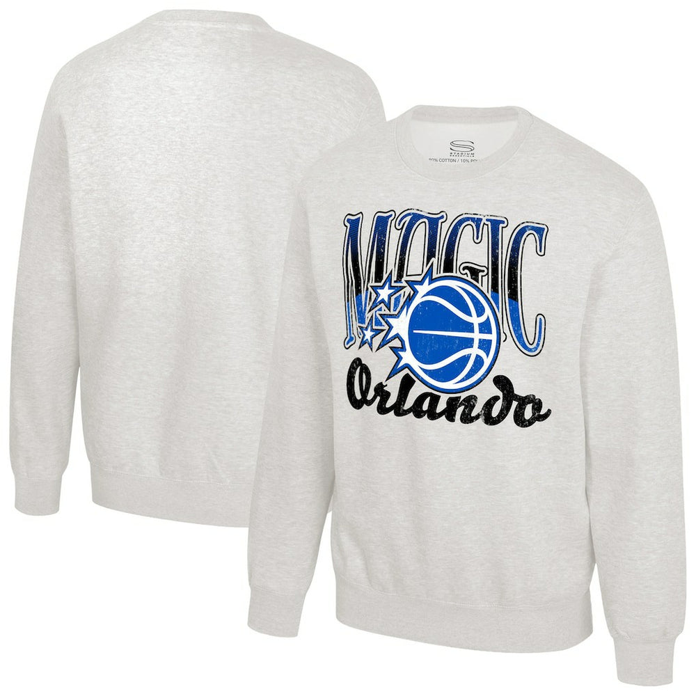 Orlando Magic Stadium Essentials Unisex Sky High Fleece Sweatshirt Oatmeal - NBA